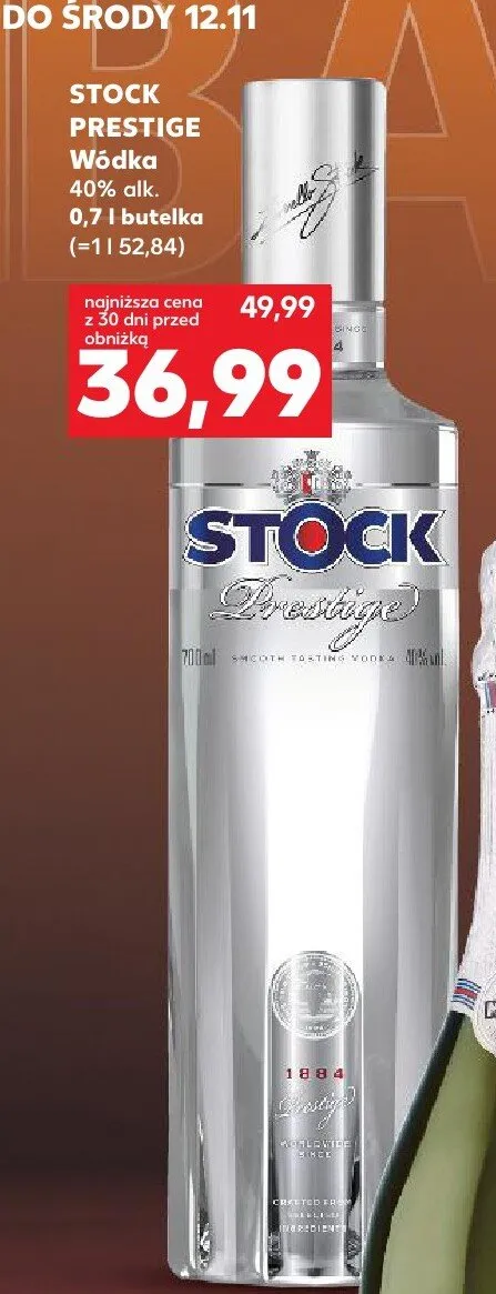 Wodka von Stock Prestige in einer Flasche