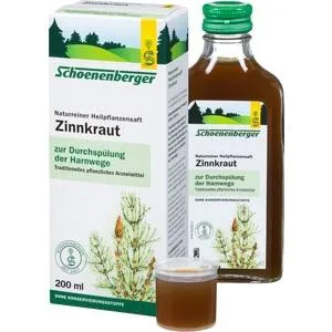 Zinnkrautsaft zur natürlichen Durchspülung der Harnwege und Unterstützung der Körperentwässerung