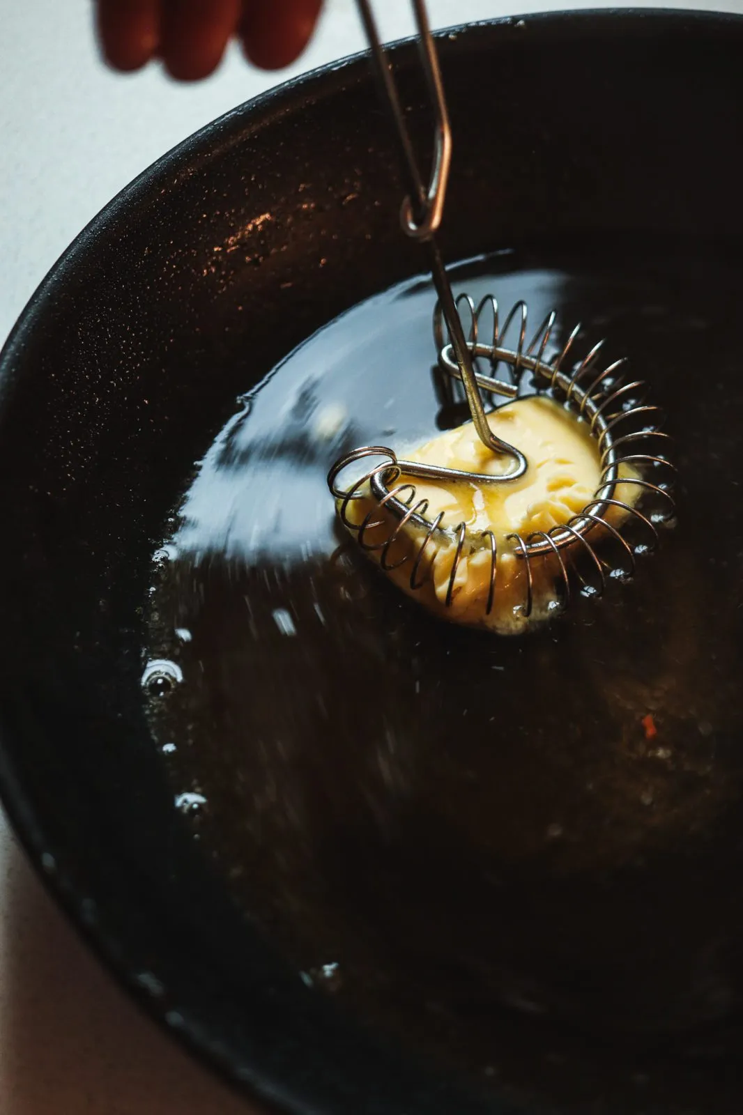 Zubereitung der Calvados-Sauce