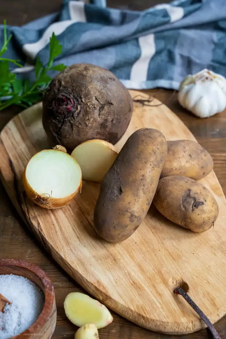 Zutaten für die Rote Bete Suppe