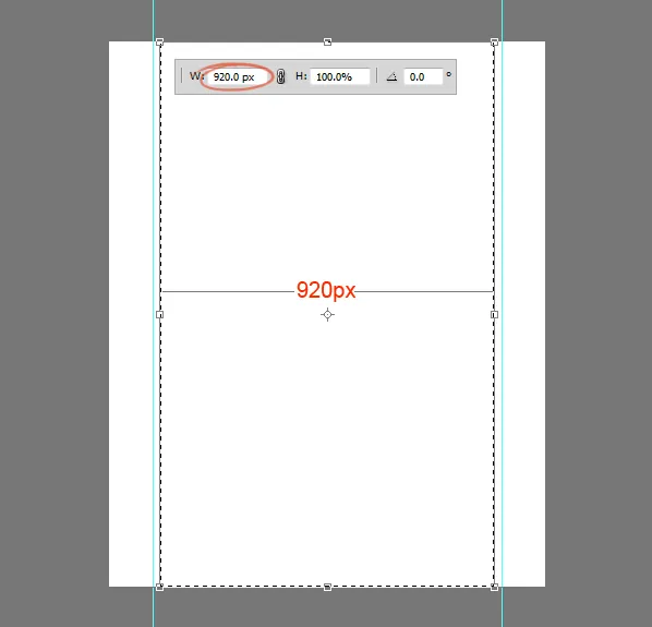 Abstand von 20 Pixeln pro Seite einrichten