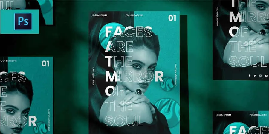 Abstraktes Poster-Design in Photoshop Tutorial