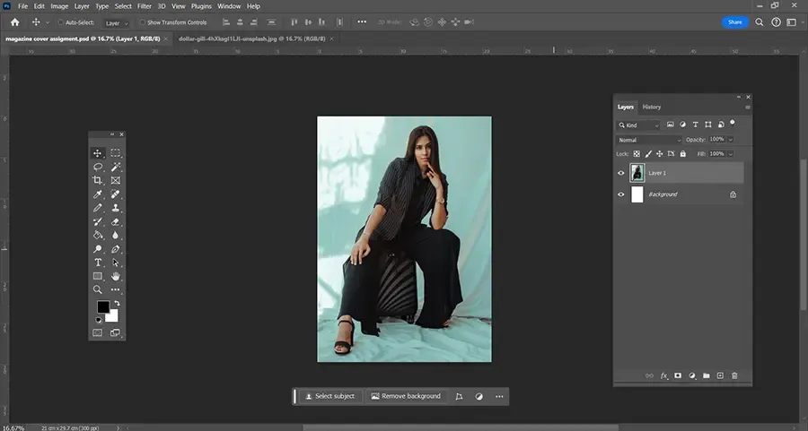 Beispiel, wie das Hauptbild aussehen sollte
