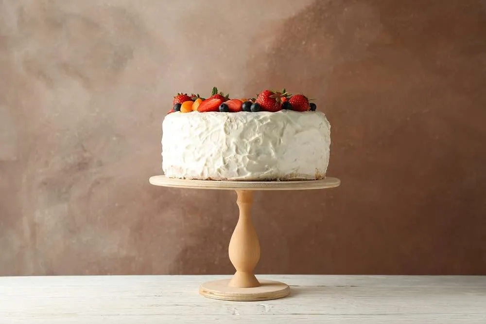 Dekorative Optionen für Sahnetorten, die nicht Fondant sind