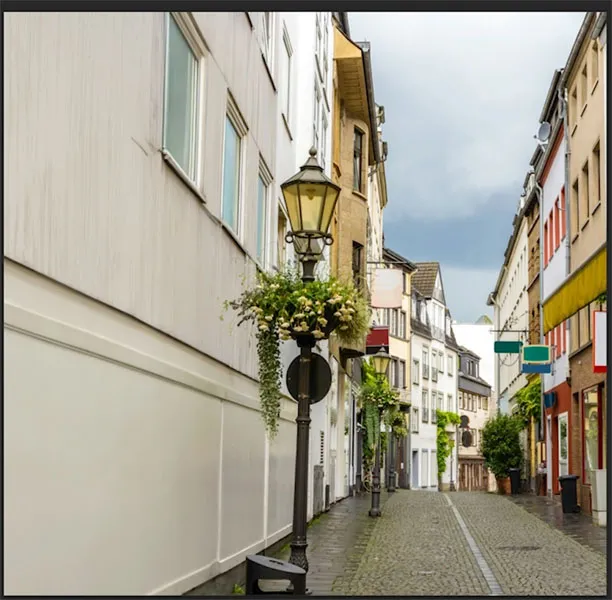 Ergebnis der Straßen-Erweiterung