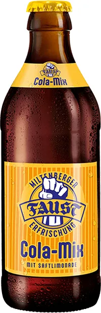 Faust Cola-Mix in 0,33l Flaschen.