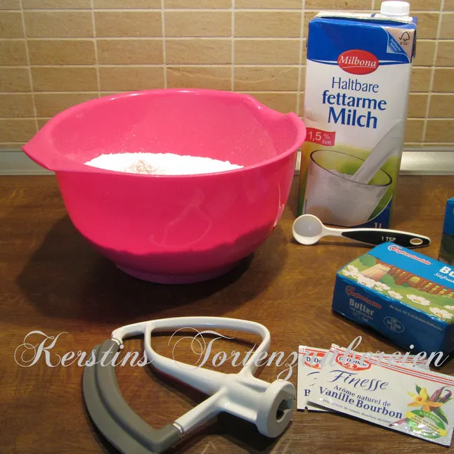 Fertige amerikanische Buttercreme