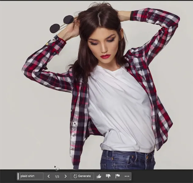 Generiertes kariertes Hemd