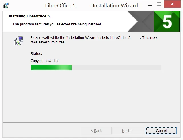 Installation von LibreOffice