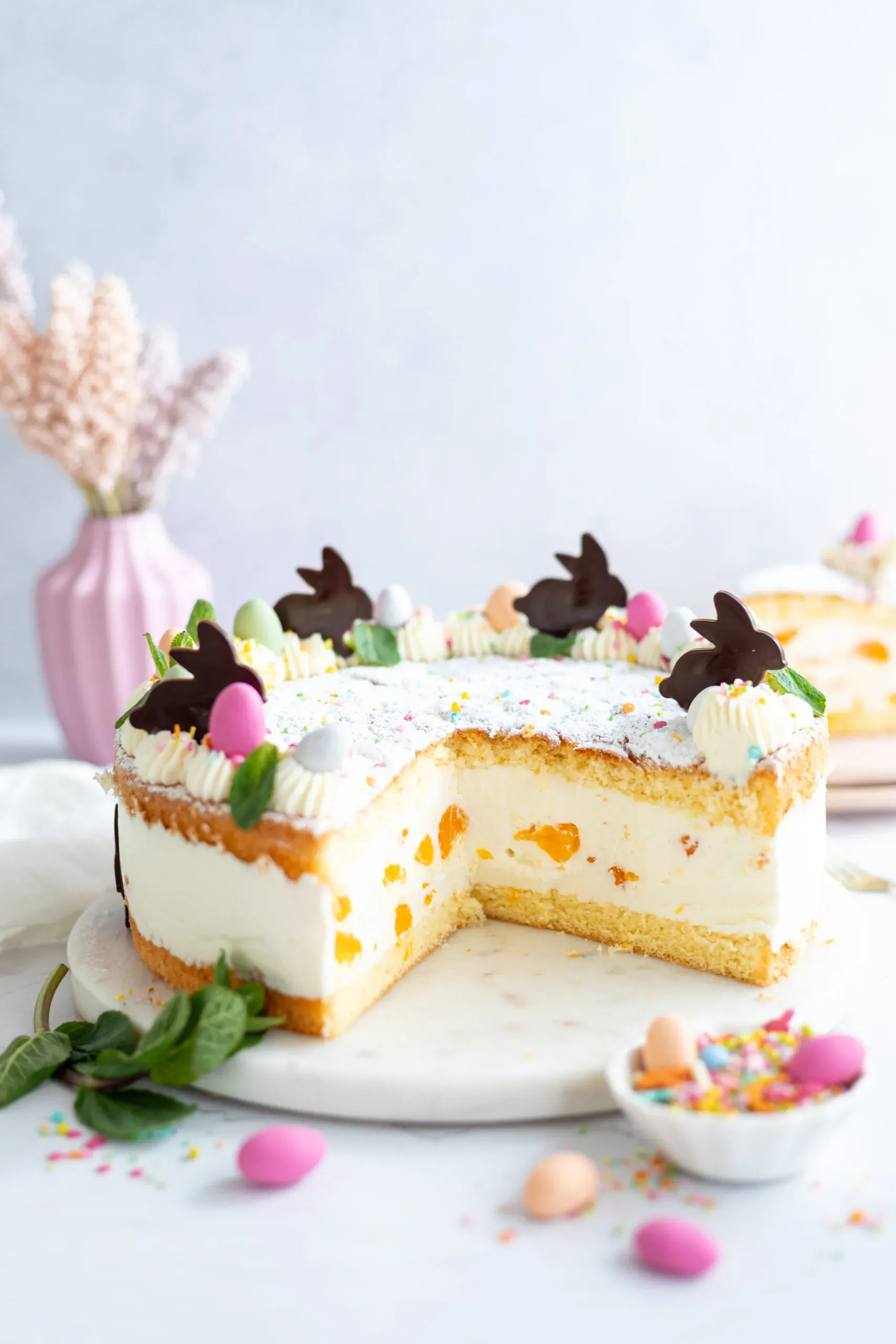Käsesahnetorte mit Mandarinen
