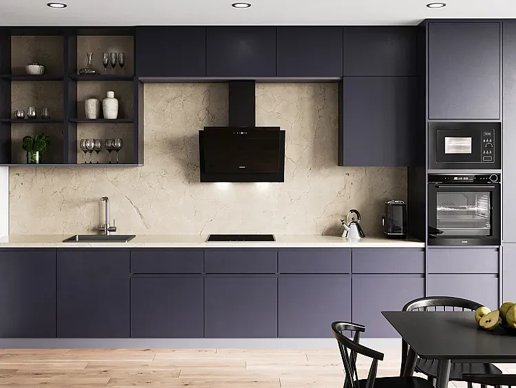 Küchengeräte in Schwarz