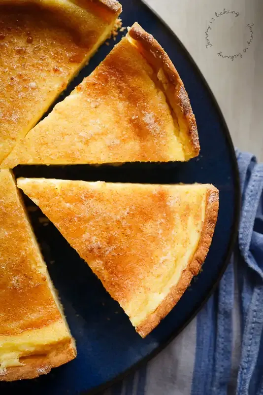 Nahaufnahme des Rahmkuchens