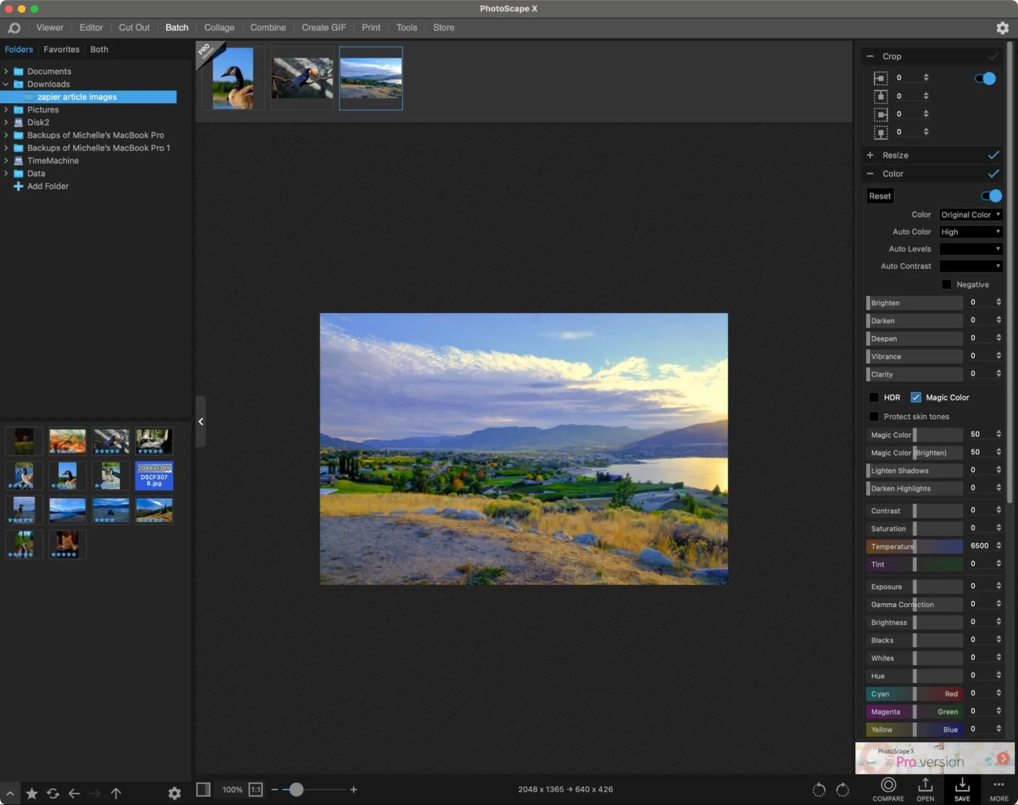 PhotoScape X, unsere Wahl für die beste kostenlose Photoshop-Alternative für RAW-Fotobearbeitung