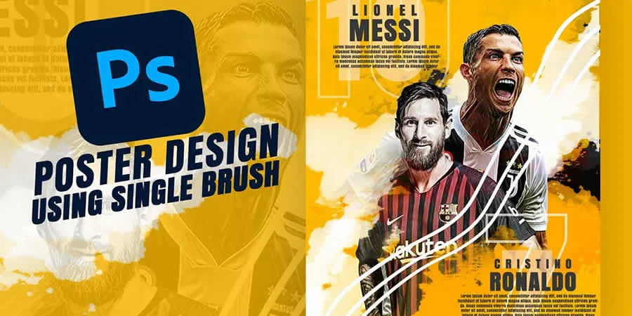 Professionelles Sportposter-Design in Photoshop Tutorial