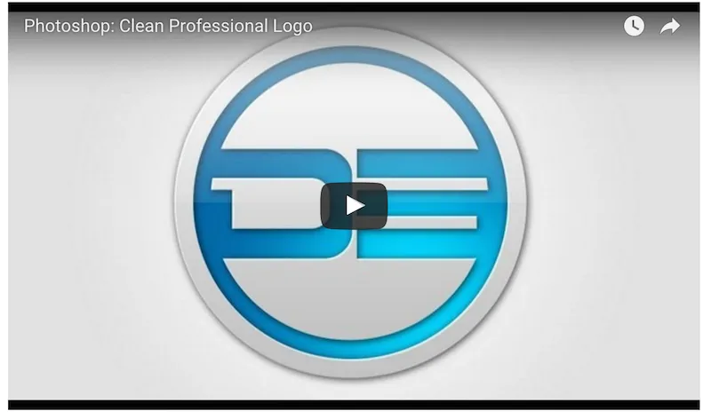 Sauberes professionelles Logo in Photoshop