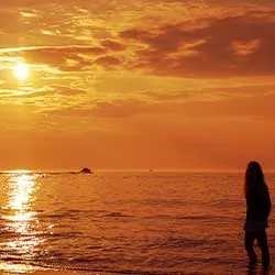 Sonnenuntergangsfoto verbessern