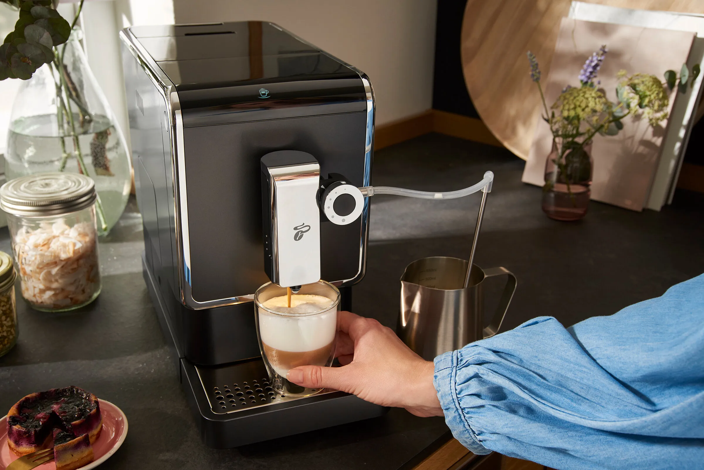 Tchibo Kaffeevollautomat im Einsatz