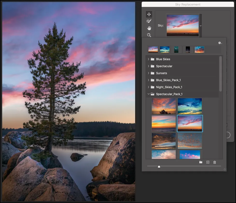 Verfügbare Himmel im Fenster