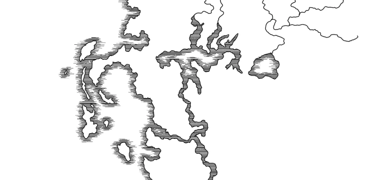 Verzerrung des Musters durch den Wellenfilter