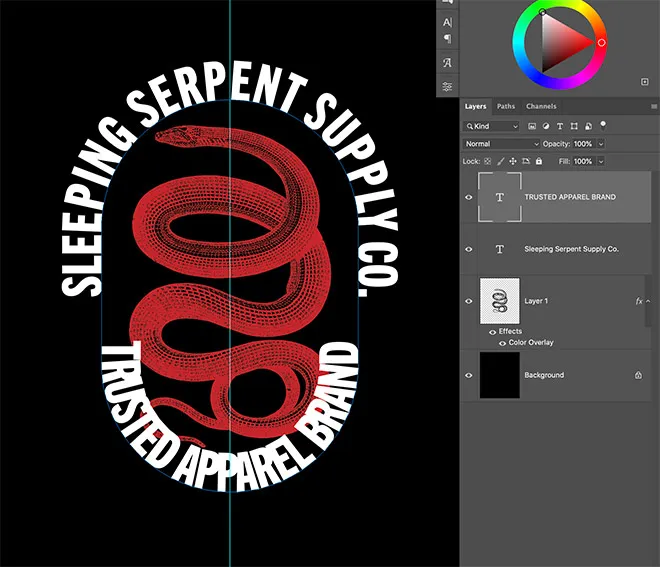 Zentrieren des Textes auf der Form