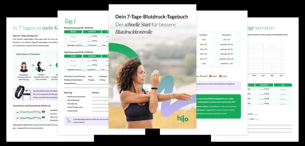 7 Tage Blutdruck Tagebuch