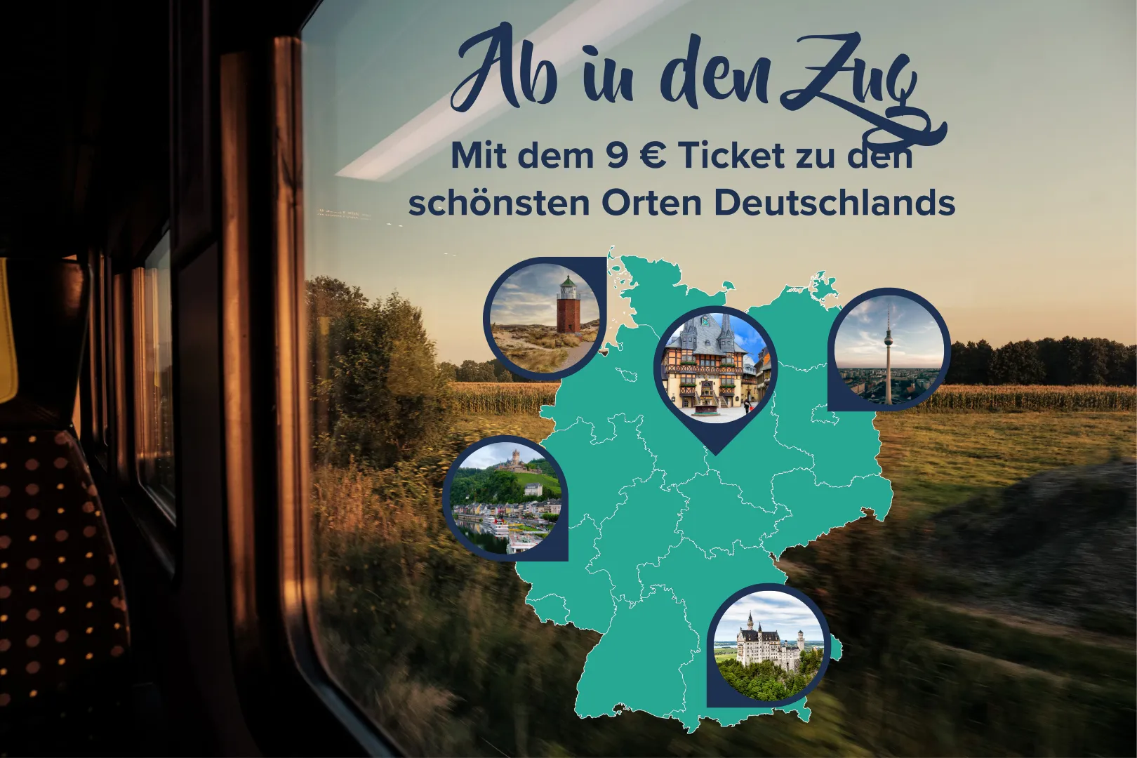 9 Euro Ticket Reiseziele