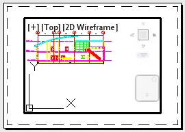 Aktives Ansichtsfenster mit Navigationswerkzeugen