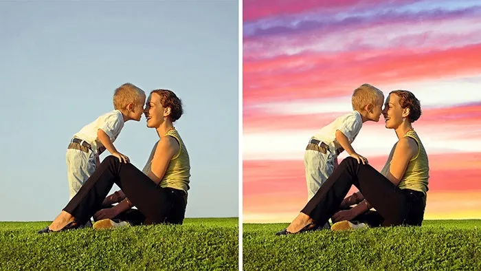 Animieren von Himmeln in Fotos mit Premiere Elements 2020