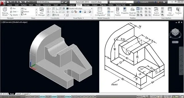 AutoCAD-Design auf einem Cloud-Computer