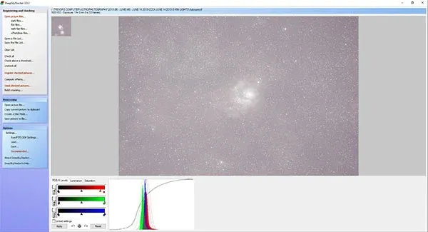 Autosave-Datei in DeepSkyStacker