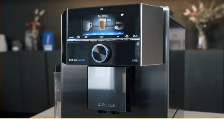 Benutzeroberfläche der Siemens EQ 9