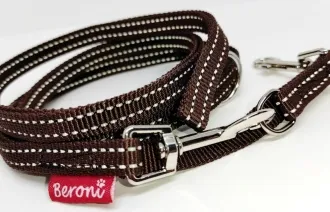 Beroni® Katzenleine PRO 2 Meter lang braun verstellbar