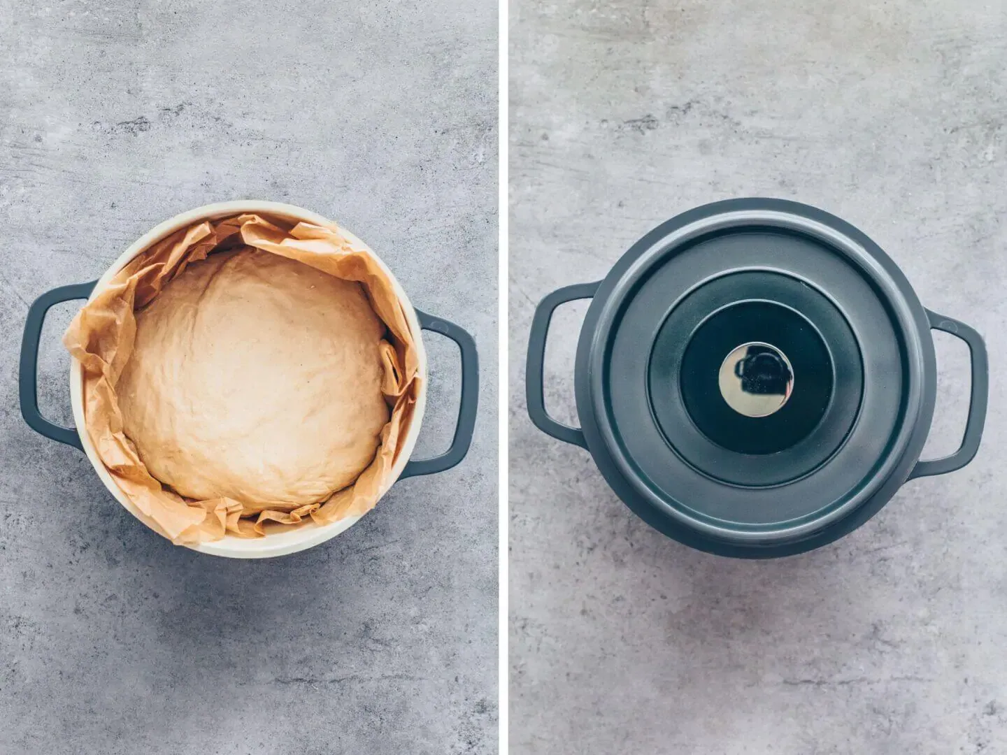 Brot im heißen Topf backen