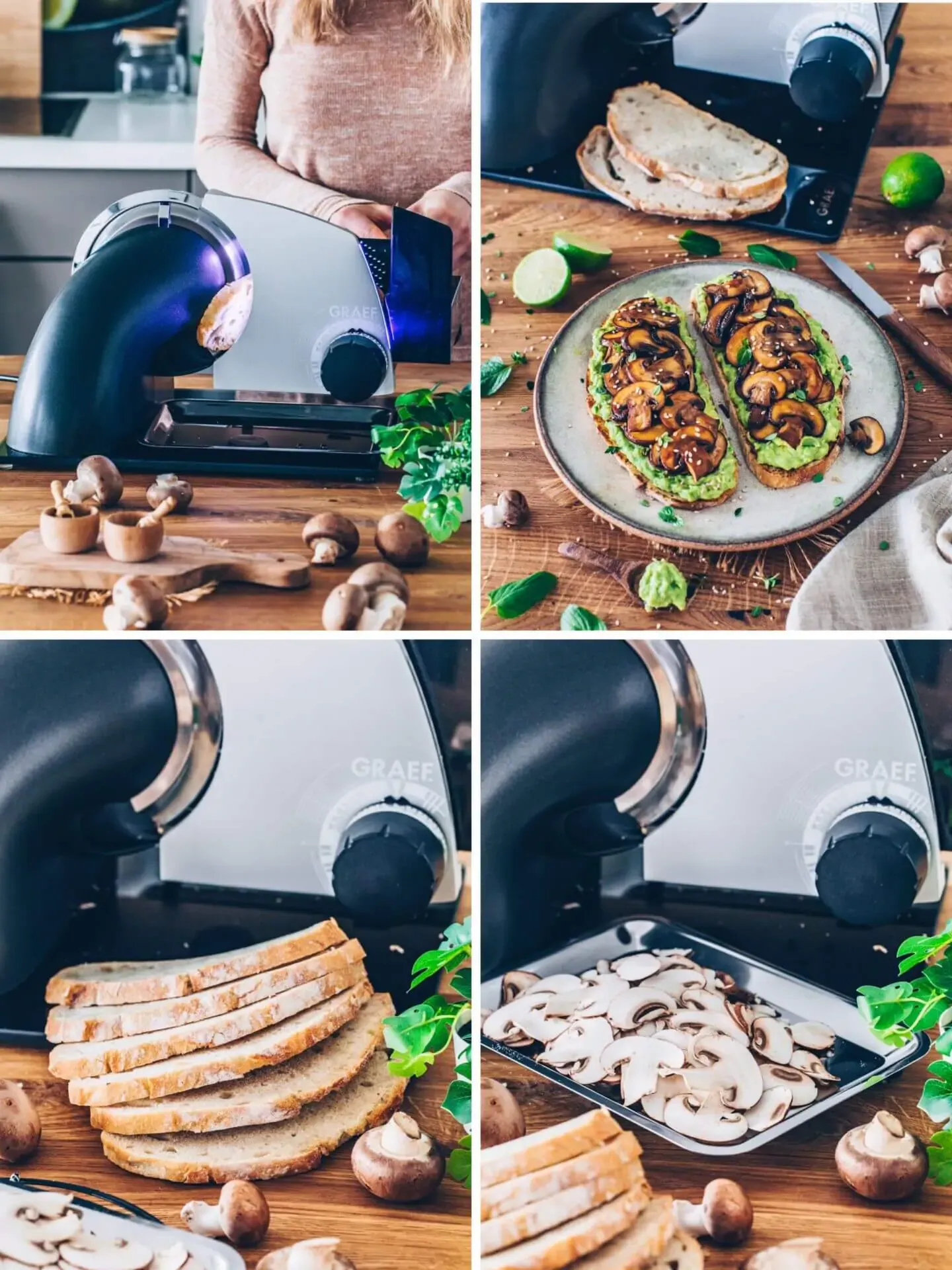 Brot schneiden mit dem GRAEF Allesschneider