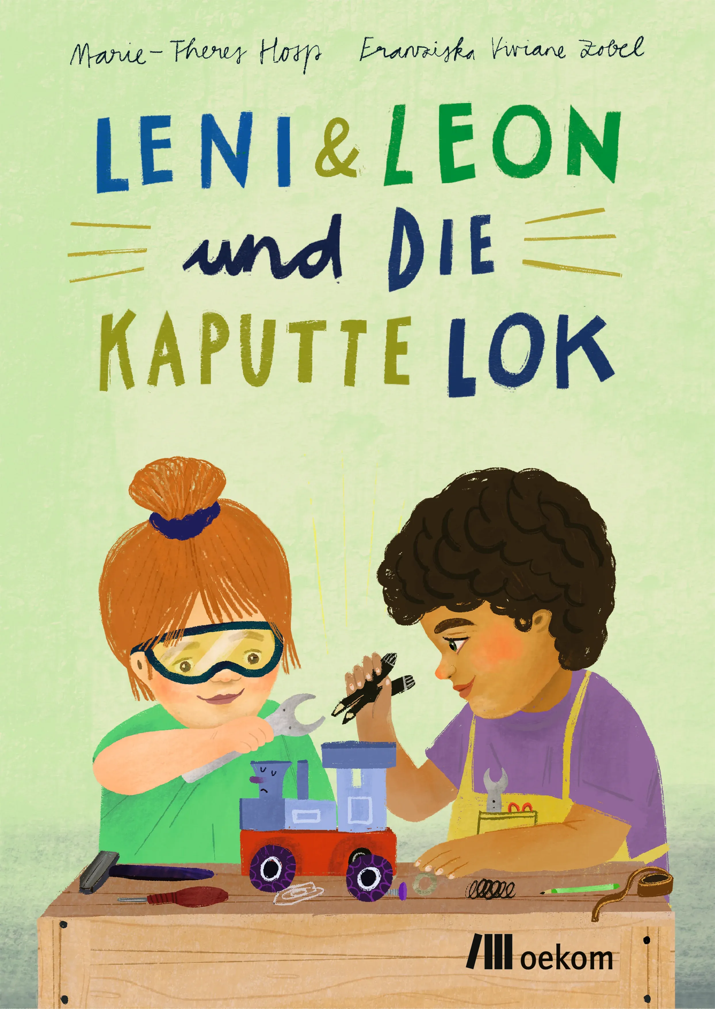 Buchcover von "Leni & Leon und die kaputte Lok"