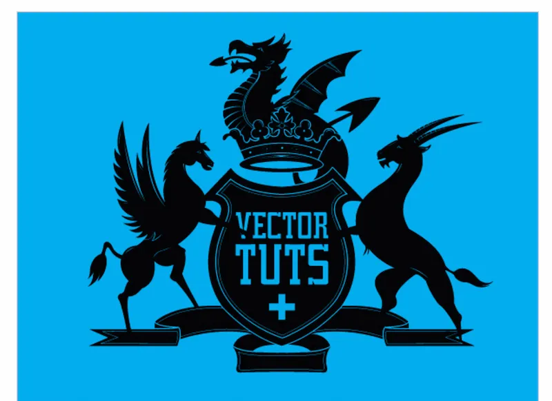 Create a Classic Vector Crest Logo