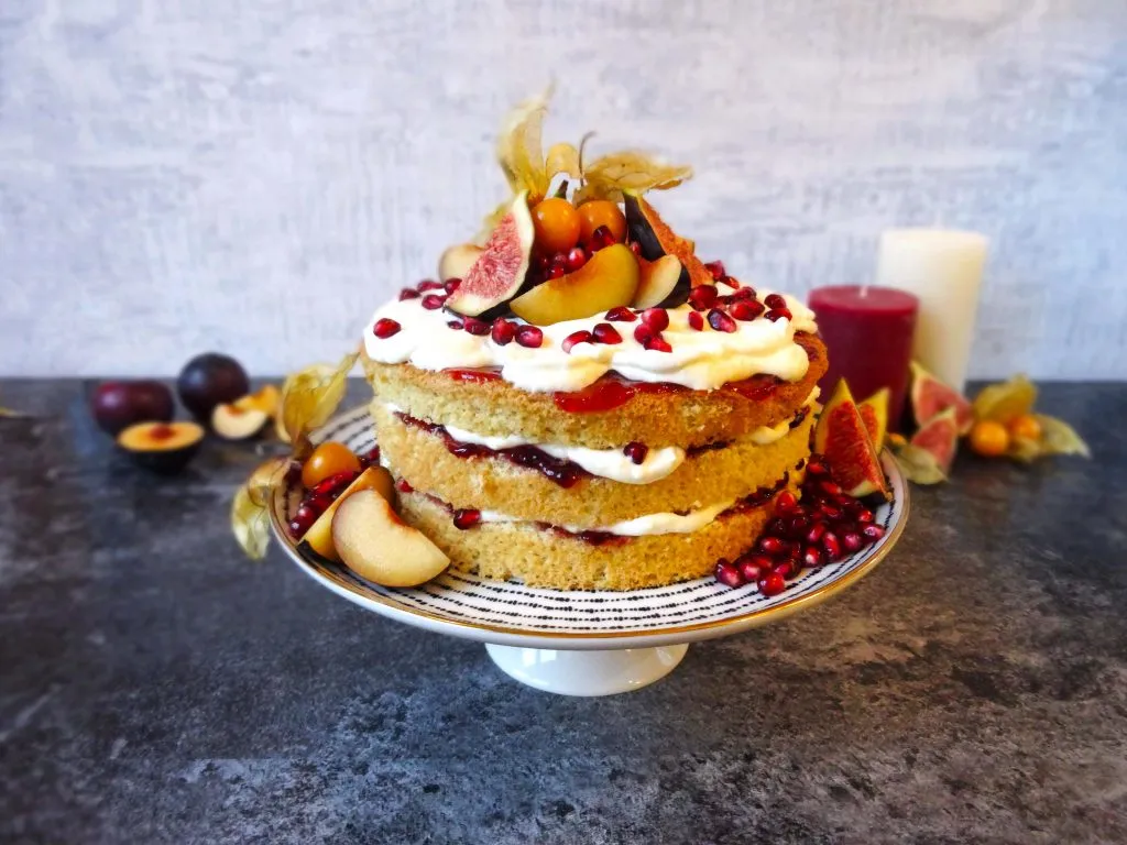 Dänischer Lagkage mit Winterfrüchten