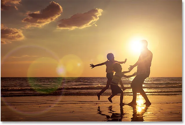 Der Lens Flare ist nun doppelt so hell wie zuvor.