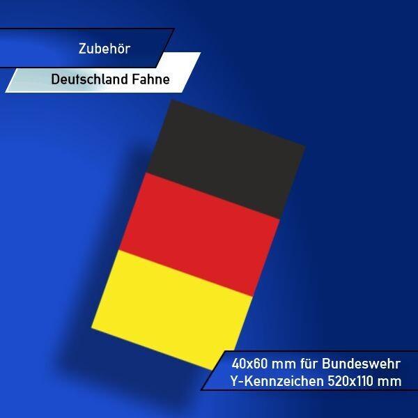 Historischer Aufkleber mit der Aufschrift "Deutsches Reich" auf einem Oldtimer, detaillierte Ansicht