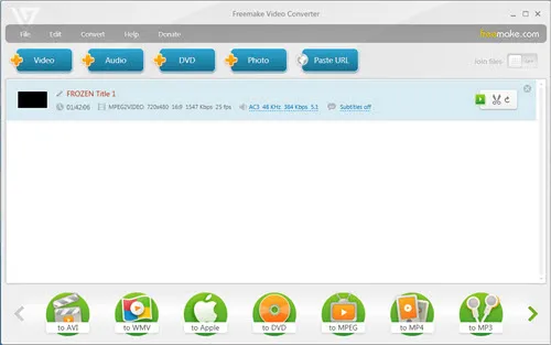 DVD ripper kostenlos - Freemake Video Converter