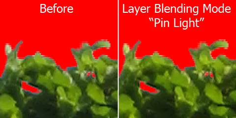 Ebenen mischen über den Ebenen-Mischmodus „Ineinanderkopieren“