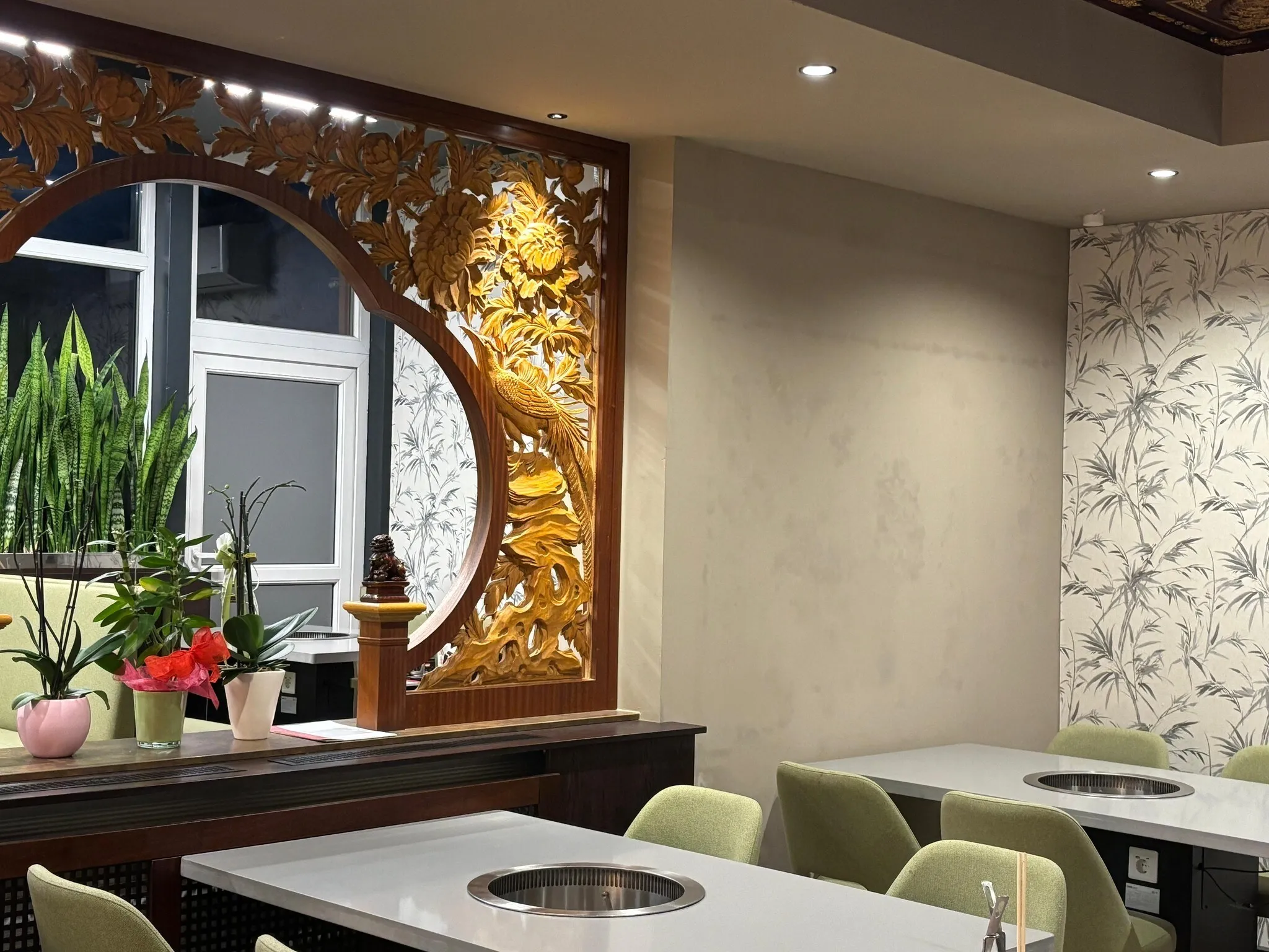 Einblick in das Restaurant Fallaloon