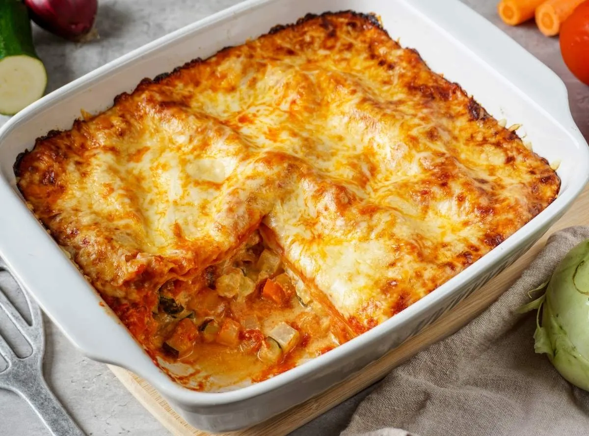 Einfache Gemüselasagne – das beste vegetarische Rezept