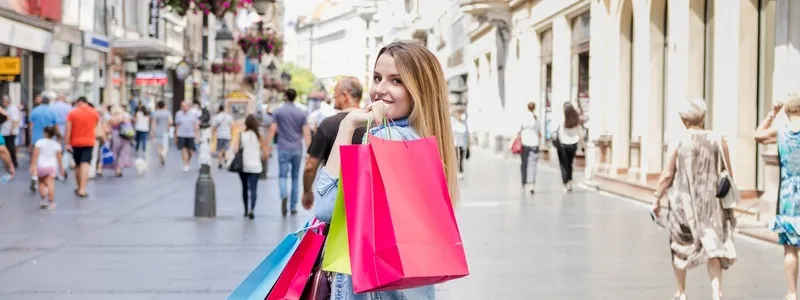 Einkaufszentrum in Frankreich