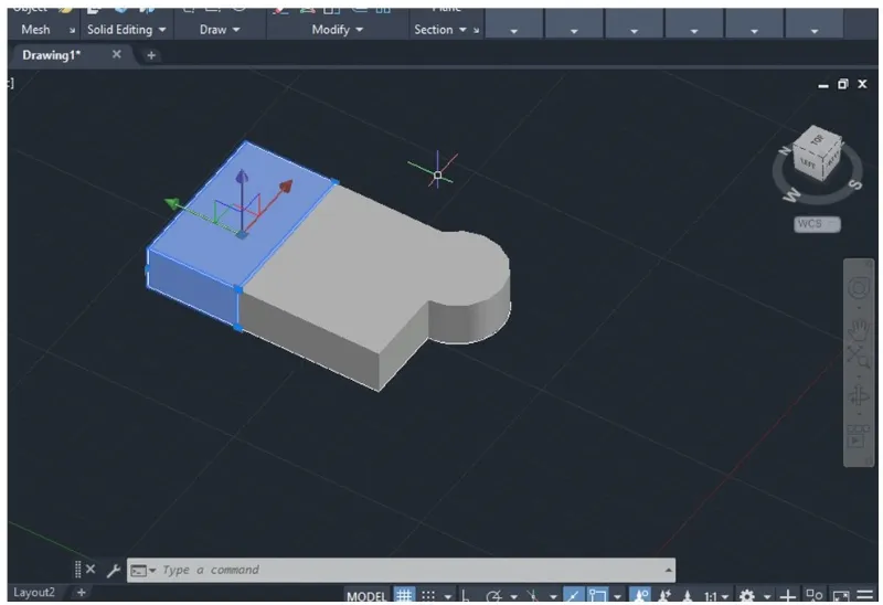 Einzelne Flächen extrudieren (2)