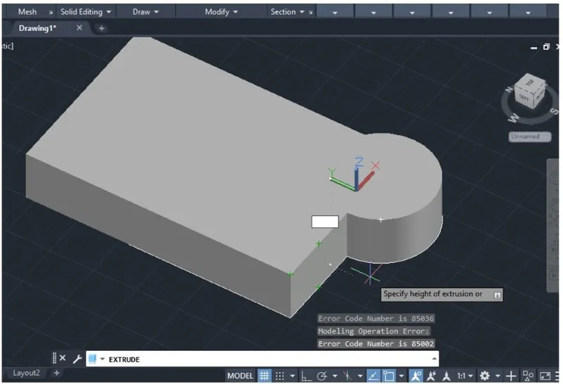 Einzelne Flächen extrudieren