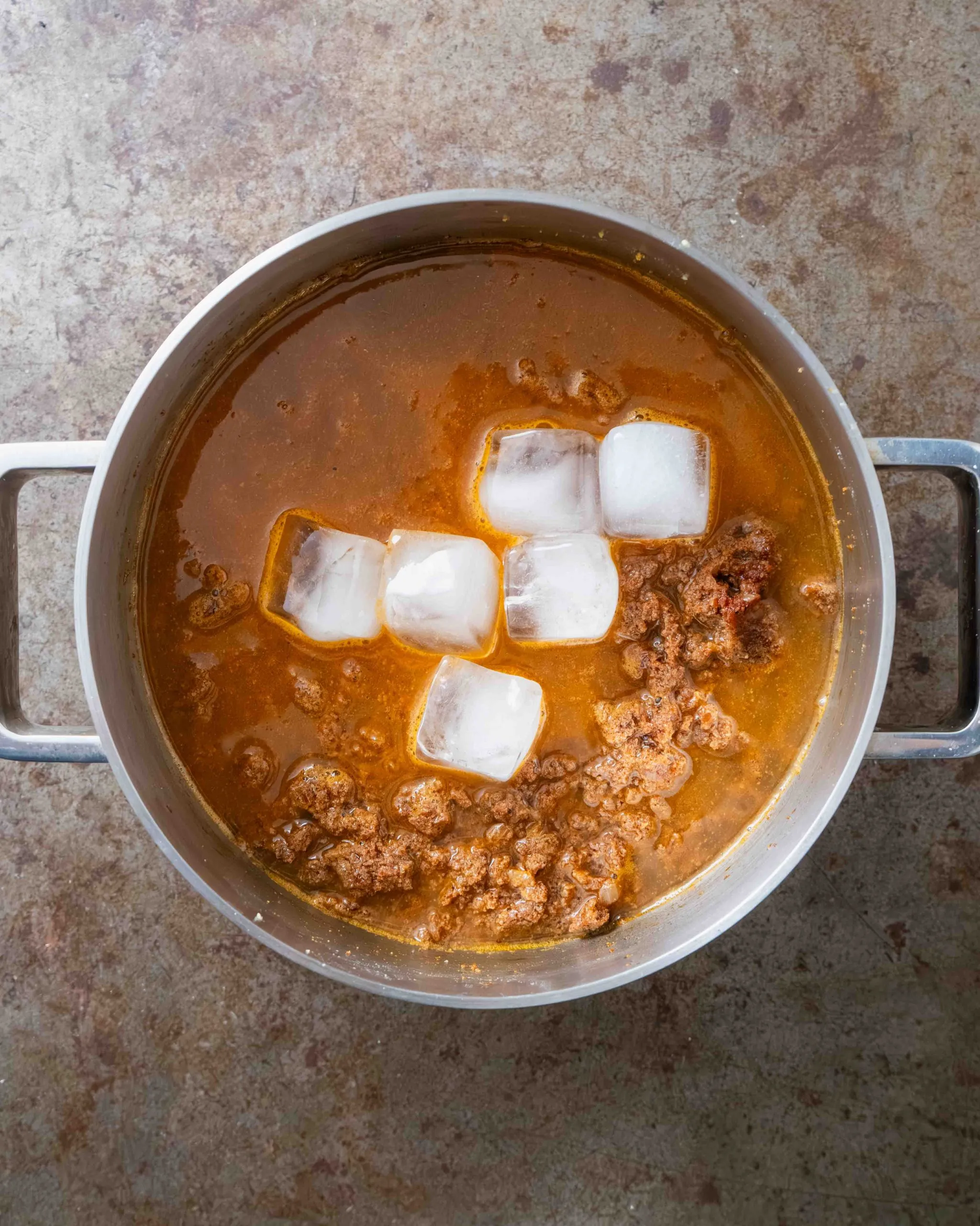 Eiswürfel hinzufügen