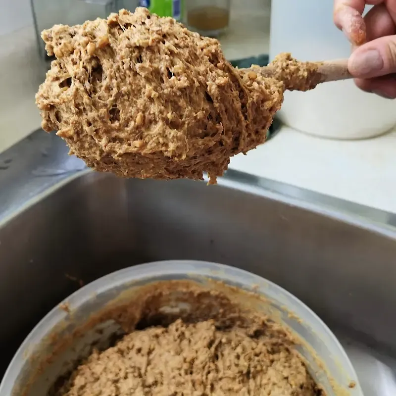 Endgültige Konsistenz des Teigs