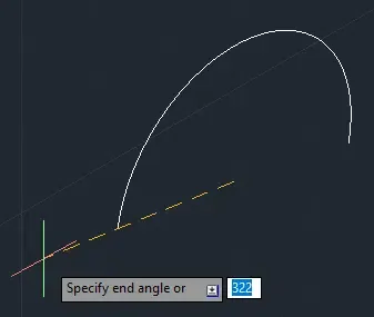 Endwinkel in AutoCAD