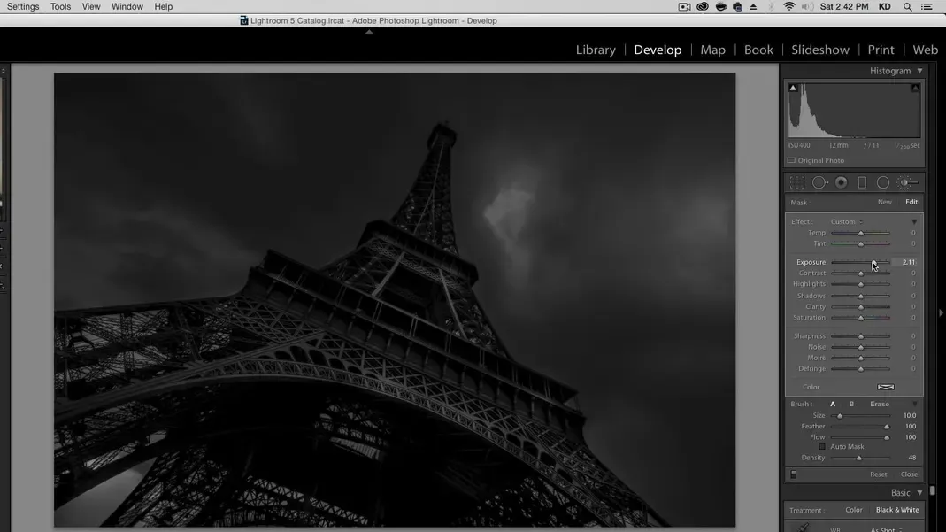 Erstellung weiterer Lichtquellen mit Pinsel-Ebenen